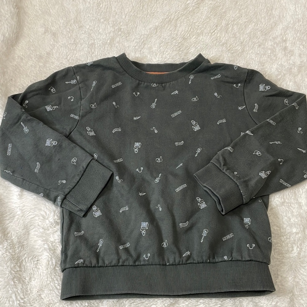 Minymo Green Music Crewneck‎